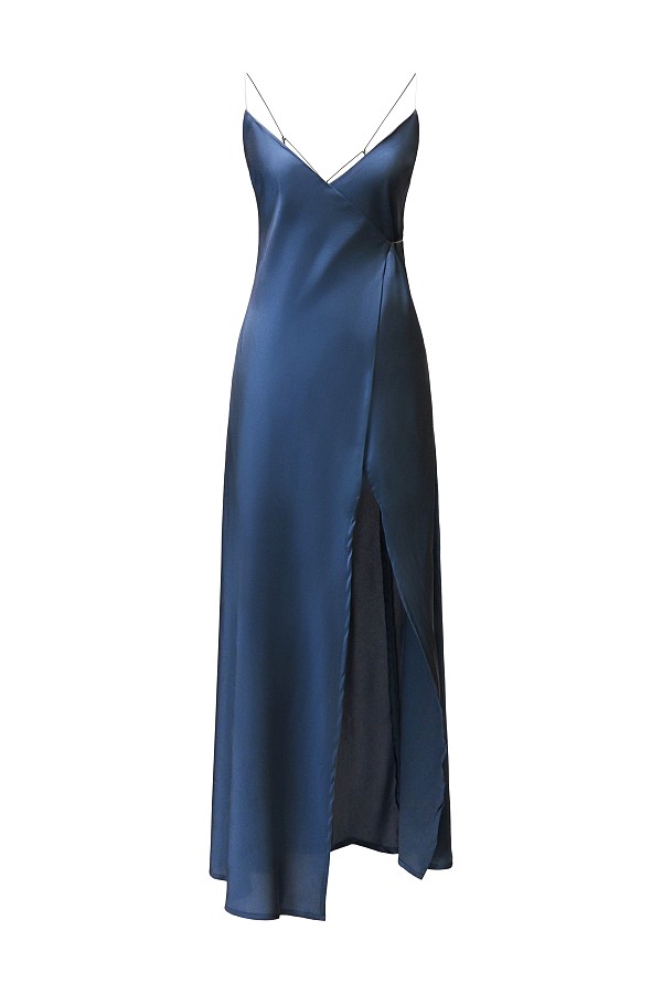 The Essential Wrap Around Teal Maxi